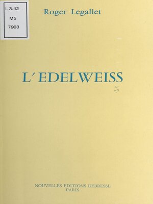 cover image of L'Édelweiss